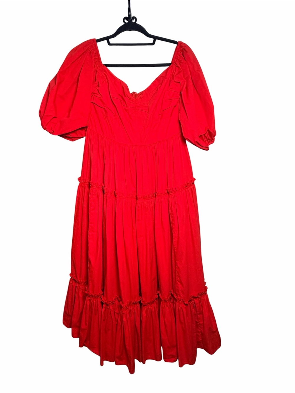 Atsu Off-The-Shoulder Poplin Midi Dress - Picture 4 of 7